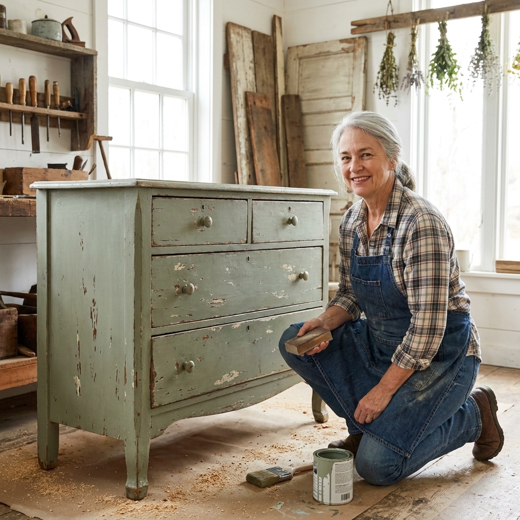 Milk Paint vs. Chalk Paint for Rustic Flips