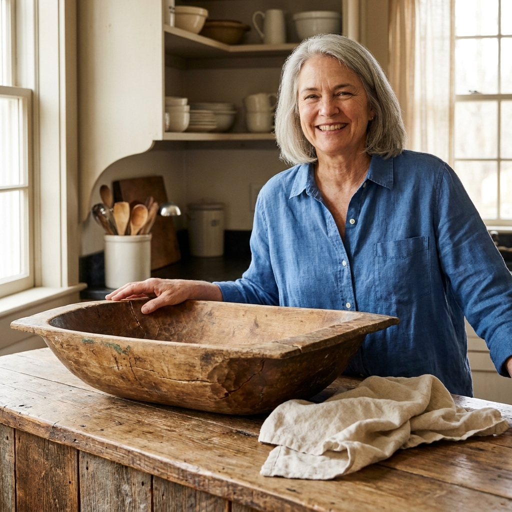 Restore Antique Wooden Dough Bowls for Food Safety